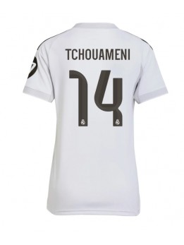 Real Madrid Aurelien Tchouameni #14 Replika Hemmakläder Dam 2025-26 Kortärmad